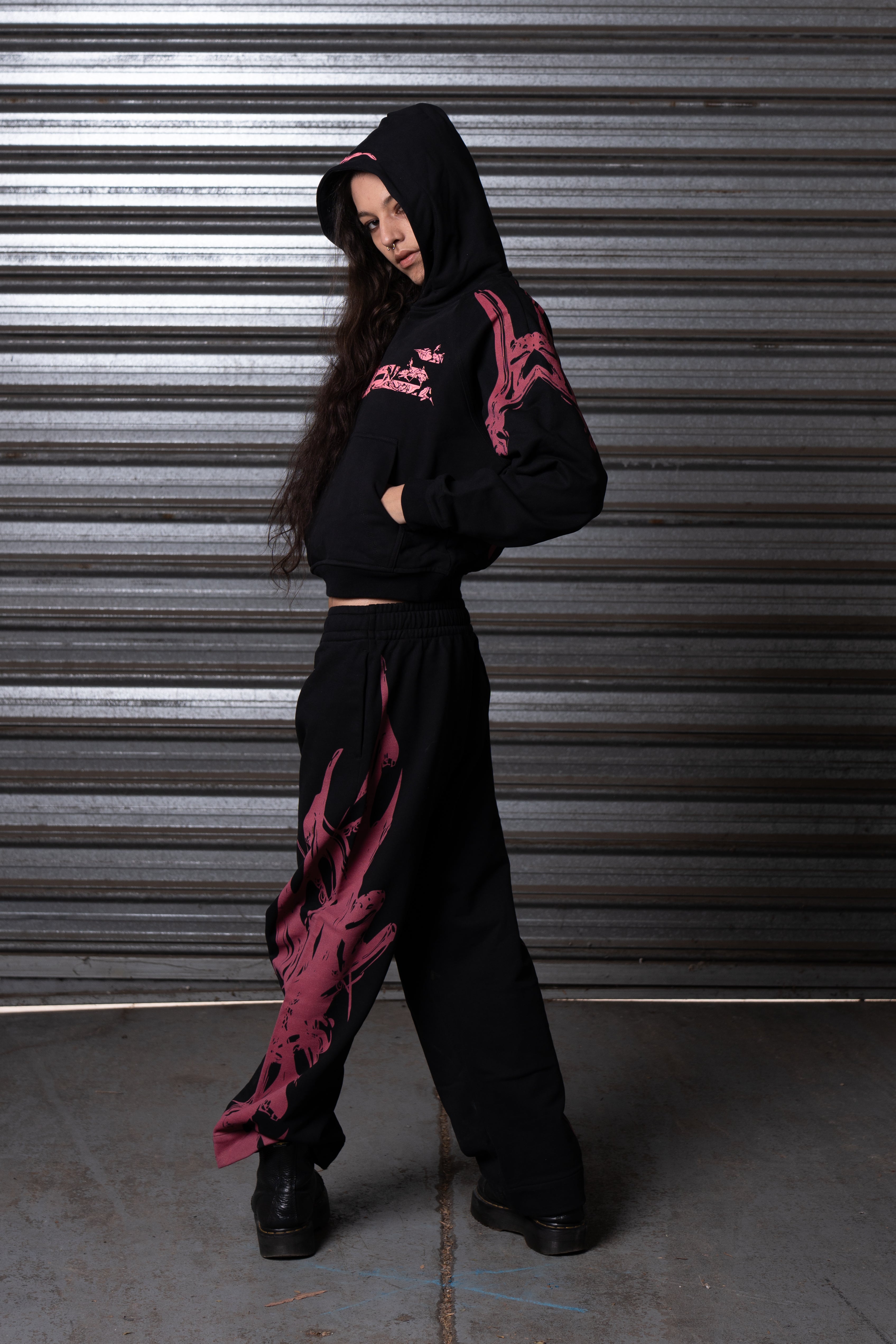 580 Cropped Hoodie